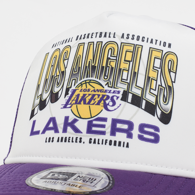 New Era A-Frame Trucker Team Colour NBA Los Angeles Lakers pourpre 33198 5