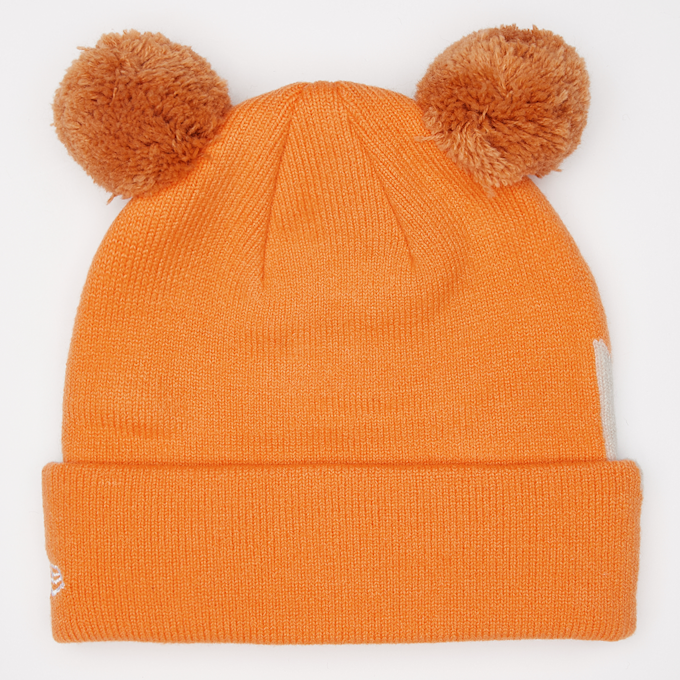New Era Knit Medium Animal Pom Beanie MLB New York Yankees orange 44803 2