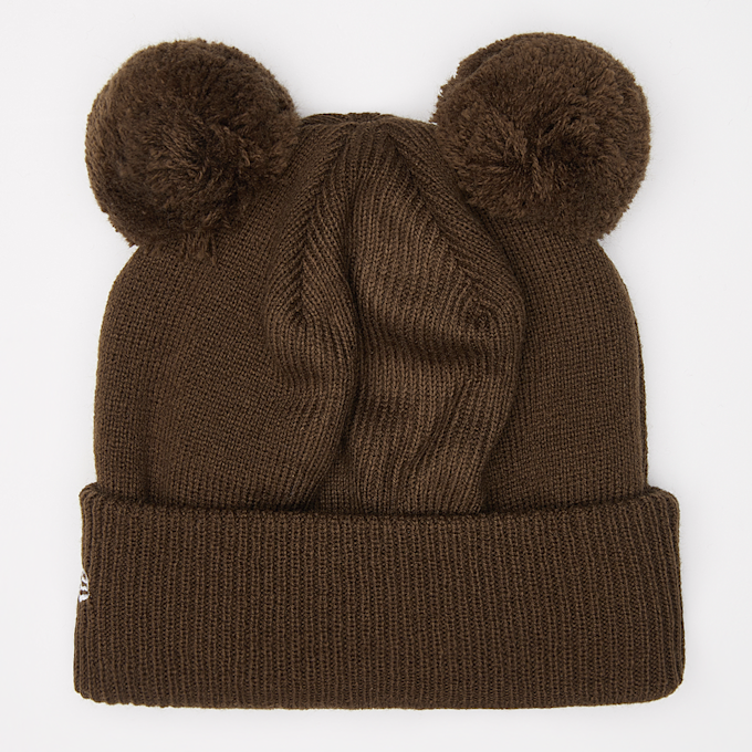 New Era Knit Medium Animal Pom Beanie MLB New York Yankees castanho 33204 2