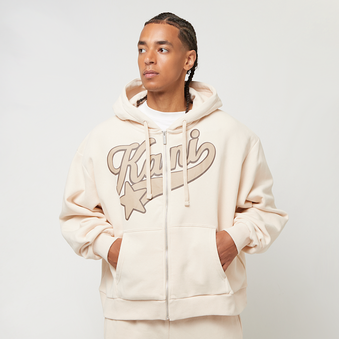 Karl Kani Star Logo Boxy Full Zip Hoodie beż 33218 1