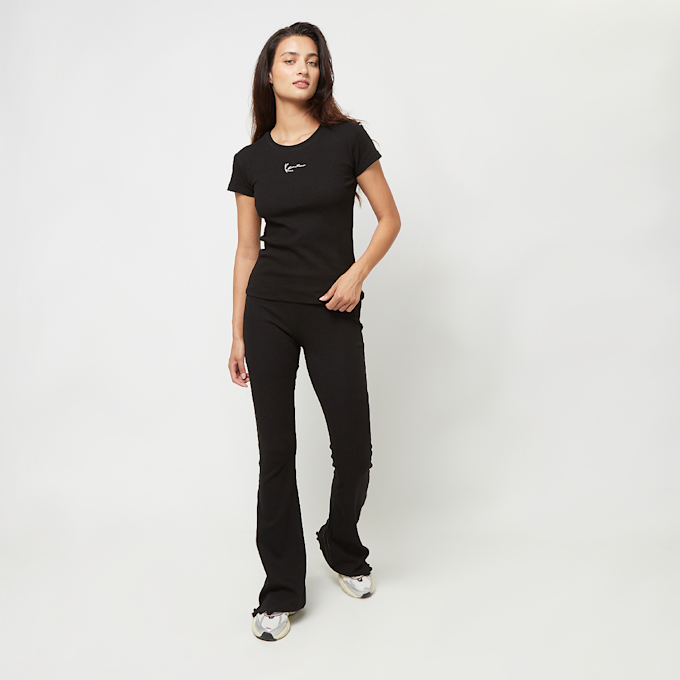 Karl Kani Small Signature Flared Rib Pants negro 33234 4