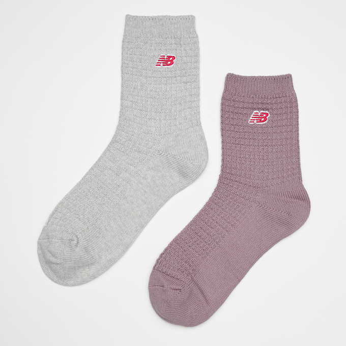 New Balance 2 PACK - Waffle Knit Ankle Socks multicolor 33267 1