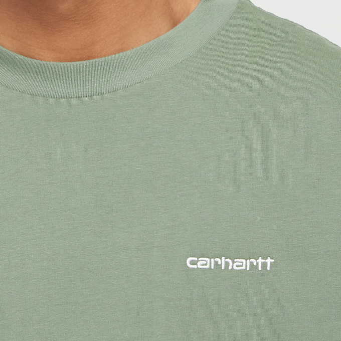 Carhartt WIP Shortsleeve Script Embroidery T-Shirt verde 33312 3