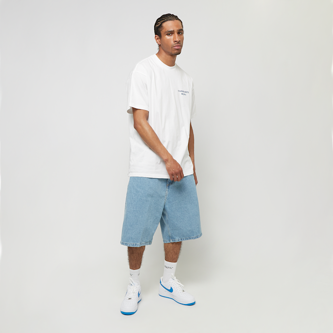 Carhartt WIP Brandon Short stone bleached blue azul 33325 5