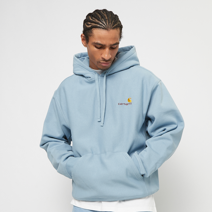 Carhartt WIP Hooded American Script Sweatshirt azul 33332 1