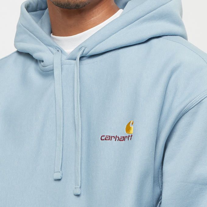 Carhartt WIP Hooded American Script Sweatshirt bleu 33332 3