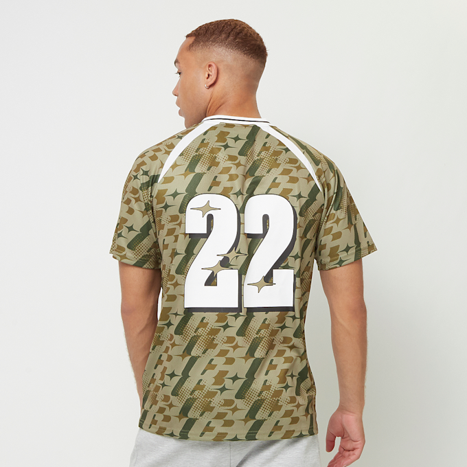 Capacité Camo V Neck Tricot grün 33367 2