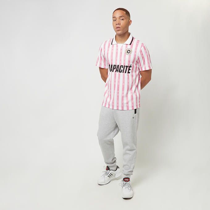 Capacité Logo Stripe Polo Tricot lichtroze 33368 4