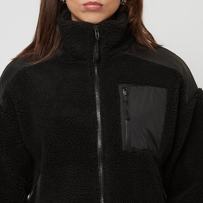 Urban Classics Ladies Sherpa Mix Jacket noir 33405 3