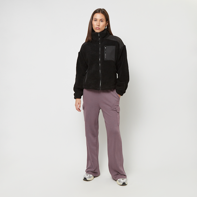 Urban Classics Ladies Sherpa Mix Jacke schwarz 33405 4