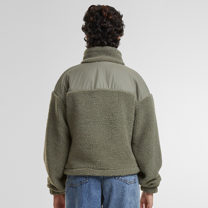 Urban Classics Sherpa Mix Jacket grün 33406 2