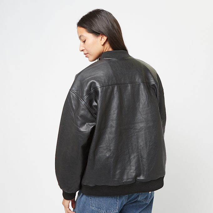 Urban Classics Synthetic Leather Bomber Jacket negro 33417 2