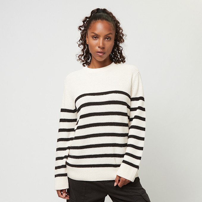 Urban Classics Ladies Rib Striped Sweater beige 33418 1