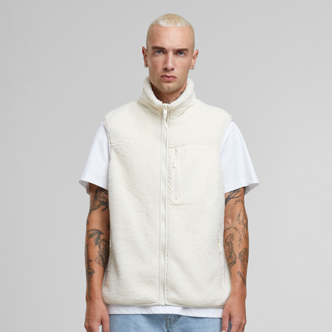 Urban Classics Sherpa Vest wit 33449 1
