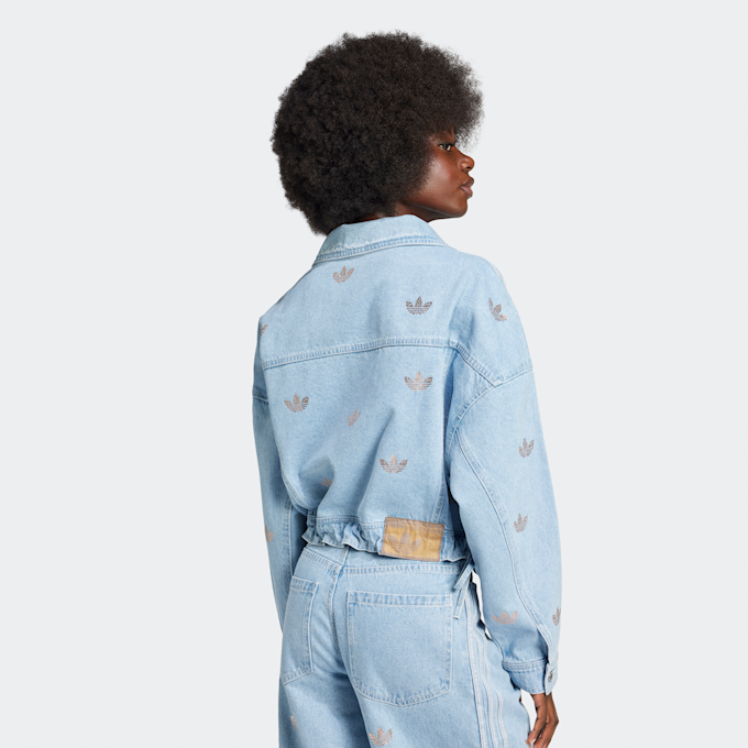 adidas Originals Denim Rhinestone Jacket blau 33496 2