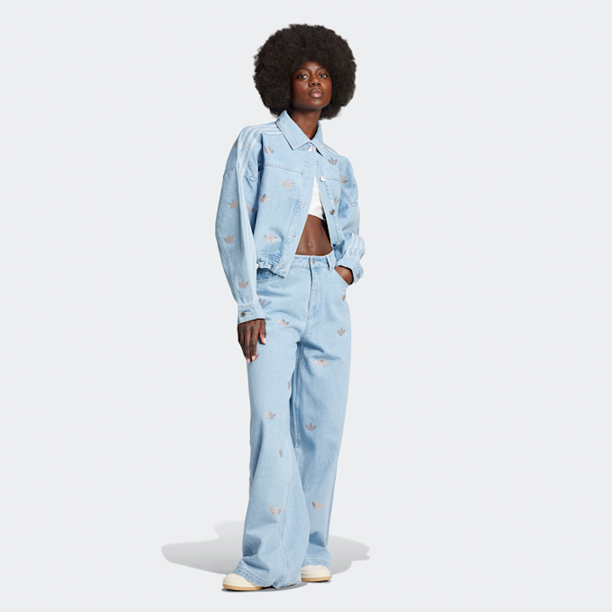 adidas Originals Denim Rhinestone Jacket blau 33496 5