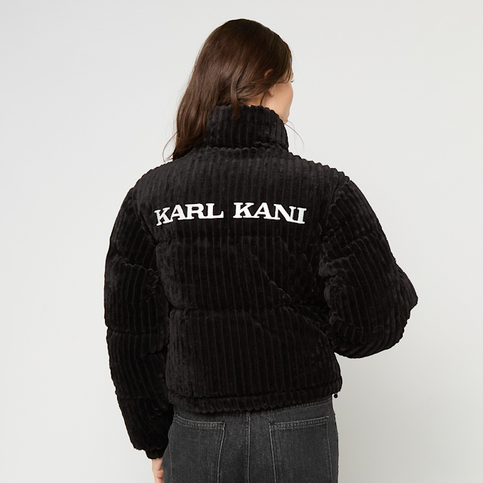 Karl Kani OG Fuzzy Corduroy Short Puffer Jacket crna 61406 2