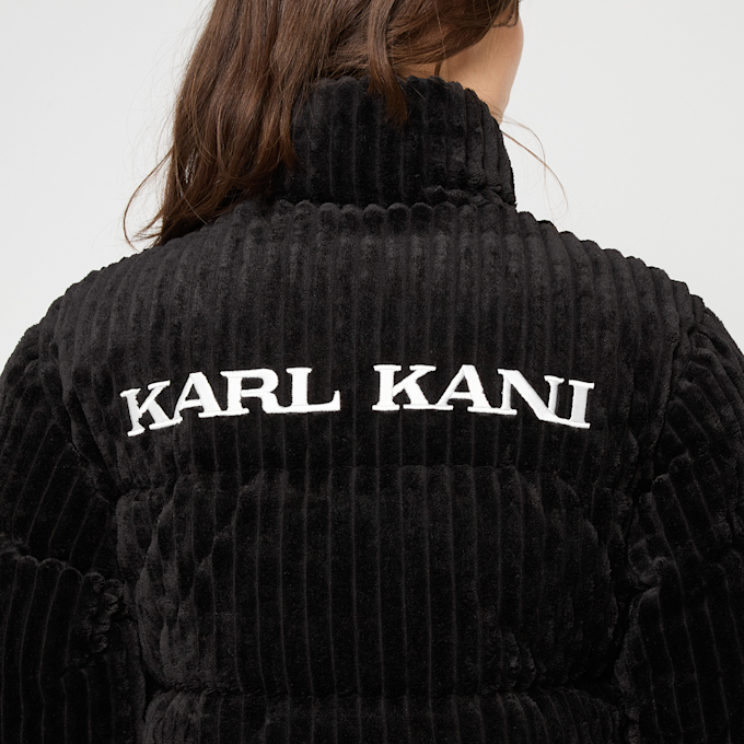 Karl Kani OG Fuzzy Corduroy Short Puffer Jacket crna 61406 4