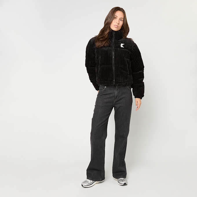 Karl Kani OG Fuzzy Corduroy Short Puffer Jacket crna 61406 5
