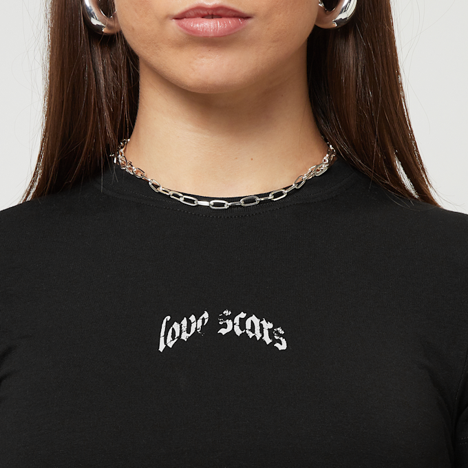 Love Scars Asymetric Tee nero 46140 3