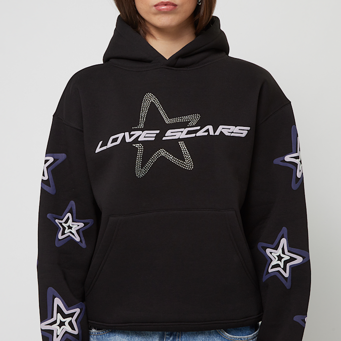 Love Scars Sketched Star Hoodie nero 45778 3