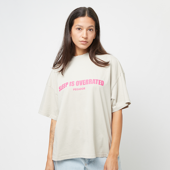 Pegador Tori Heavy Oversized Tee beige 41288 1