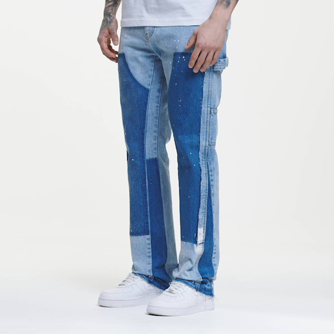 2Y STUDIOS Nardin Carpenter Straight Jeans bleu 44351 1