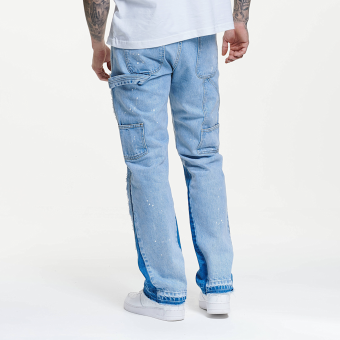 2Y STUDIOS Nardin Carpenter Straight Jeans bleu 44351 2