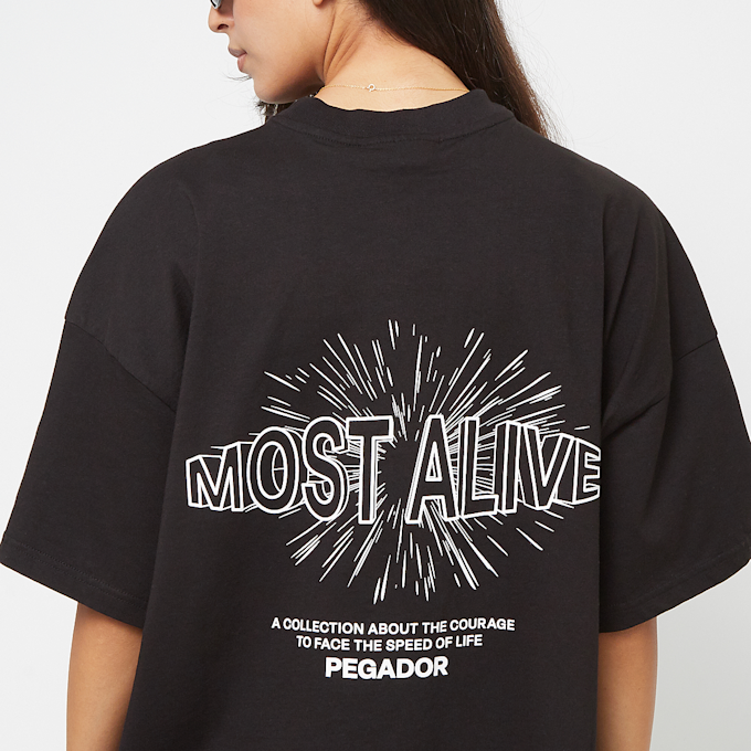 Pegador Nisa Heavy Oversized Tee noir 41274 2