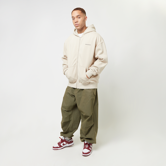 Pegador Colne Logo Oversized Sweat Jacket bež 44489 5