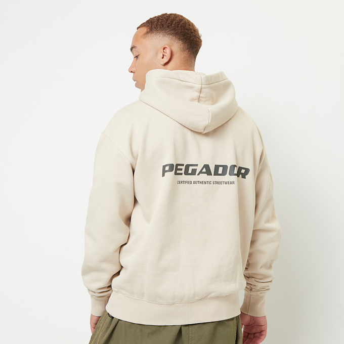 Pegador Colne Logo Oversized Hoodie beige 46909 1