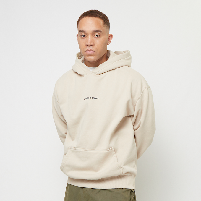 Pegador Colne Logo Oversized Hoodie beige 46909 2