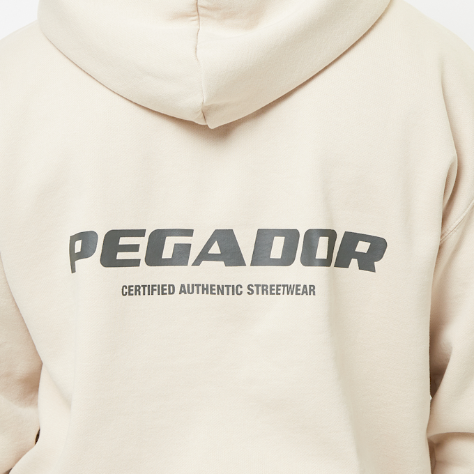 Pegador Colne Logo Oversized Hoodie beige 46909 4