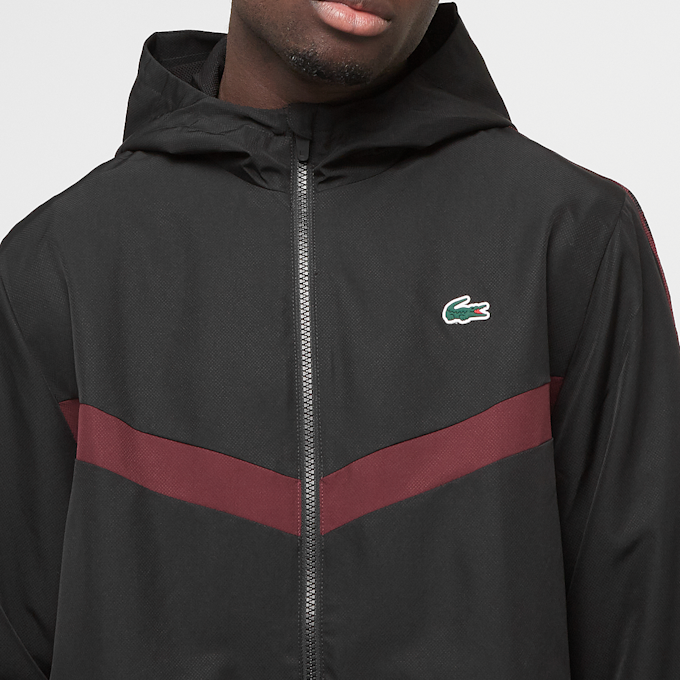 Lacoste Tennis Monogram Trackjacket zwart 47142 3