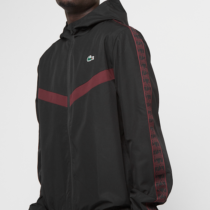 Lacoste Tennis Monogram Trackjacket zwart 47142 5