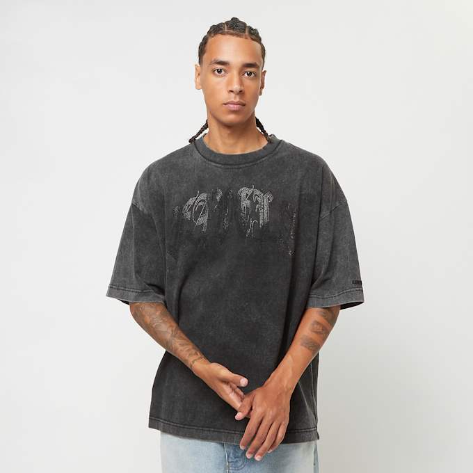 FAVELA Ribcage Rhinestone T-Shirt gris 41554 1
