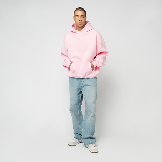 Karl Kani Small Signature Essential Oversized Hoodie rosa 45082 4