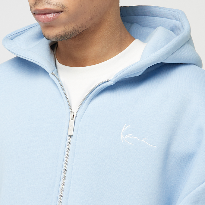 Karl Kani Small Signature Essential Oversized Zip Hoodie blauw 45084 3