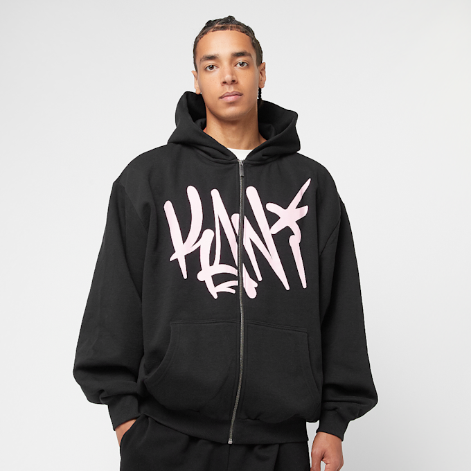 Karl Kani Woven Signature Kani Oversized Zip Hoodie noir 45126 1