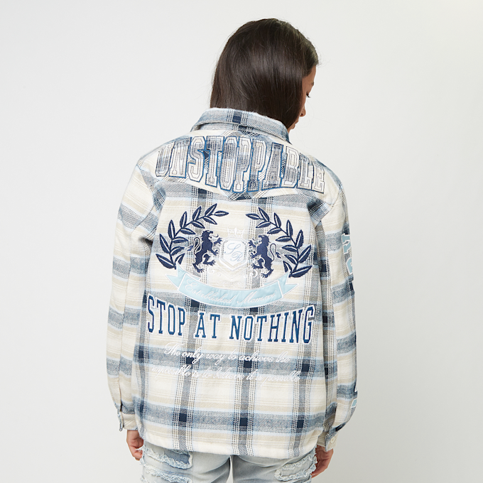 Smoke Rise Oversized Plaid Shirt blauw 40110 2