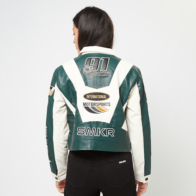 Smoke Rise Collared Racing Jacket verde 40112 2