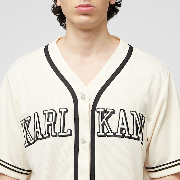 Karl Kani College Baseballshirt bež 45137 3