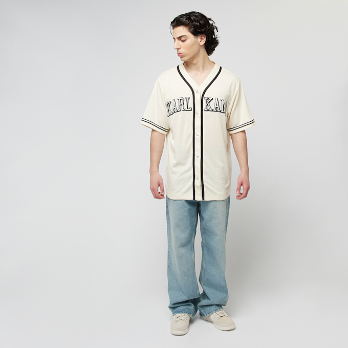 Karl Kani College Baseballshirt bež 45137 4
