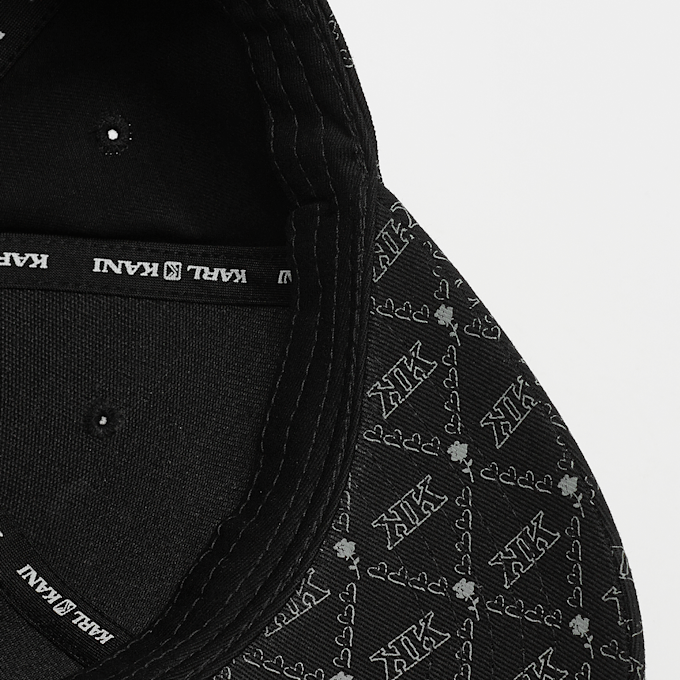 Karl Kani Monogram Baseball Cap preto 45255 3
