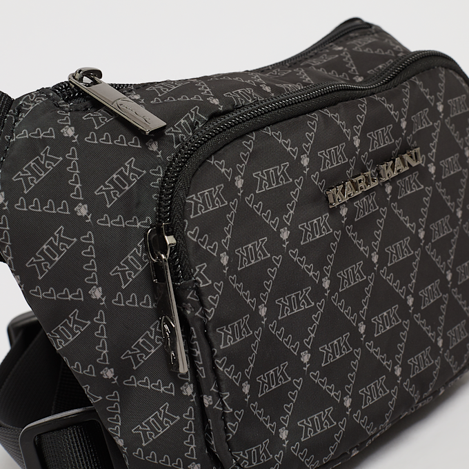 Karl Kani Retro Kani Monogram All Over Print Crossbody Bag crna 45308 4