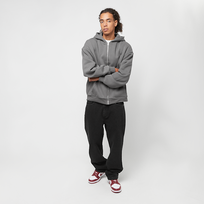 Urban Classics Fluffy Zip Hoody grigio 40696 4