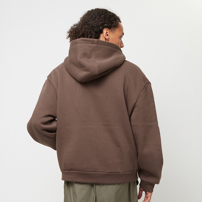 Urban Classics Fluffy Zip Hoody braun 40694 2