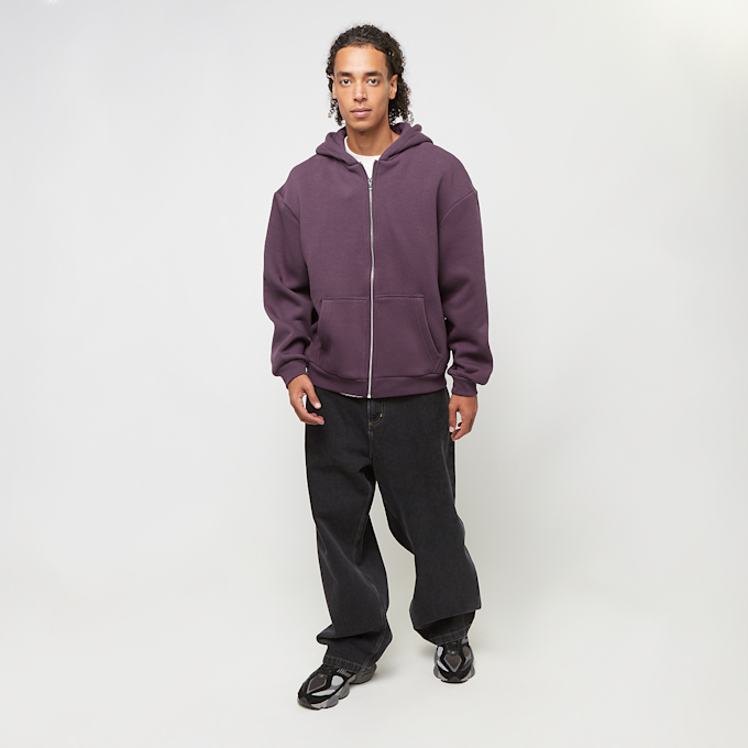 Urban Classics Fluffy Zip Hoody fioletowy 40698 4