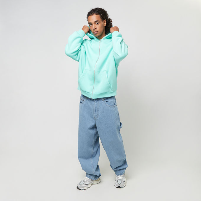 Urban Classics Fluffy Zip Hoodie turchese 40692 4