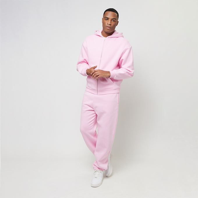 Urban Classics Fluffy Zip Hoody różowy 40700 4